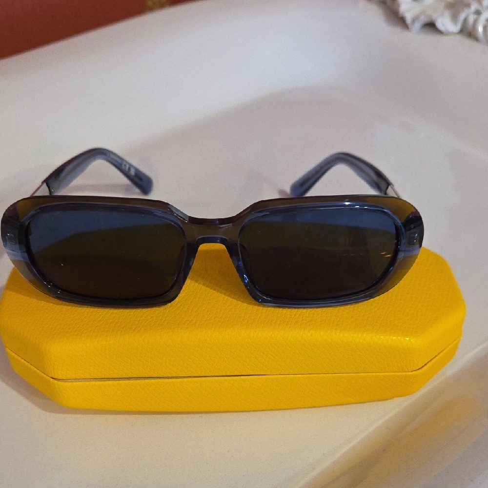 Swarovski Blue Sunglasses with Crystals